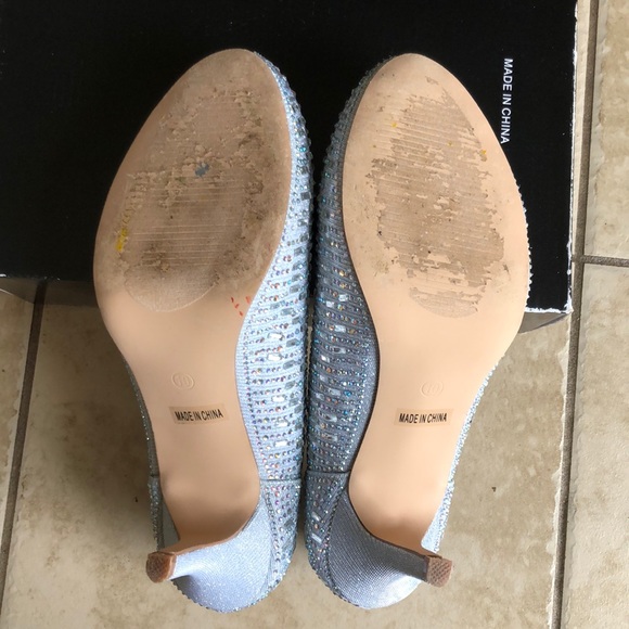 BLOSSOM COLLECTION heel shoe silver with glitters - Picture 8 of 8